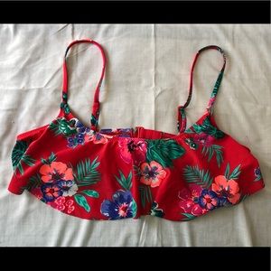 Bandeau Ruffled Bikini Swim Top